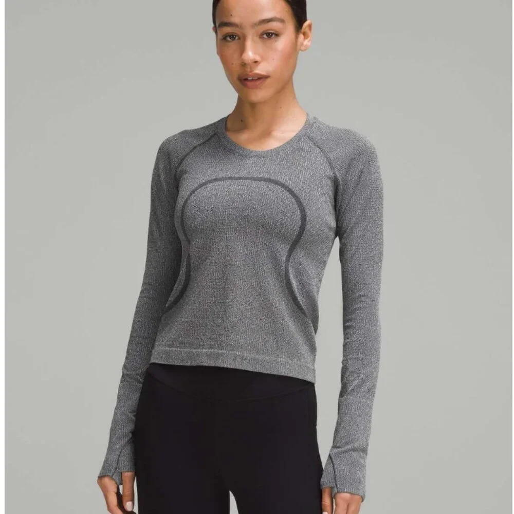 Lululemon Swiftly Tech Long-Sleeve Shirt 2.0 *Waist Length Size 10 - Picture 1 of 7